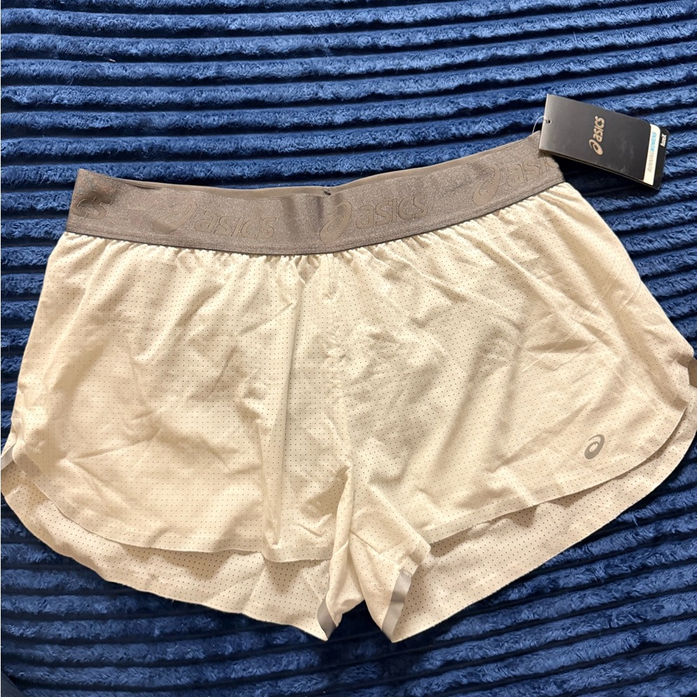 Asics Women's White Running Shorts